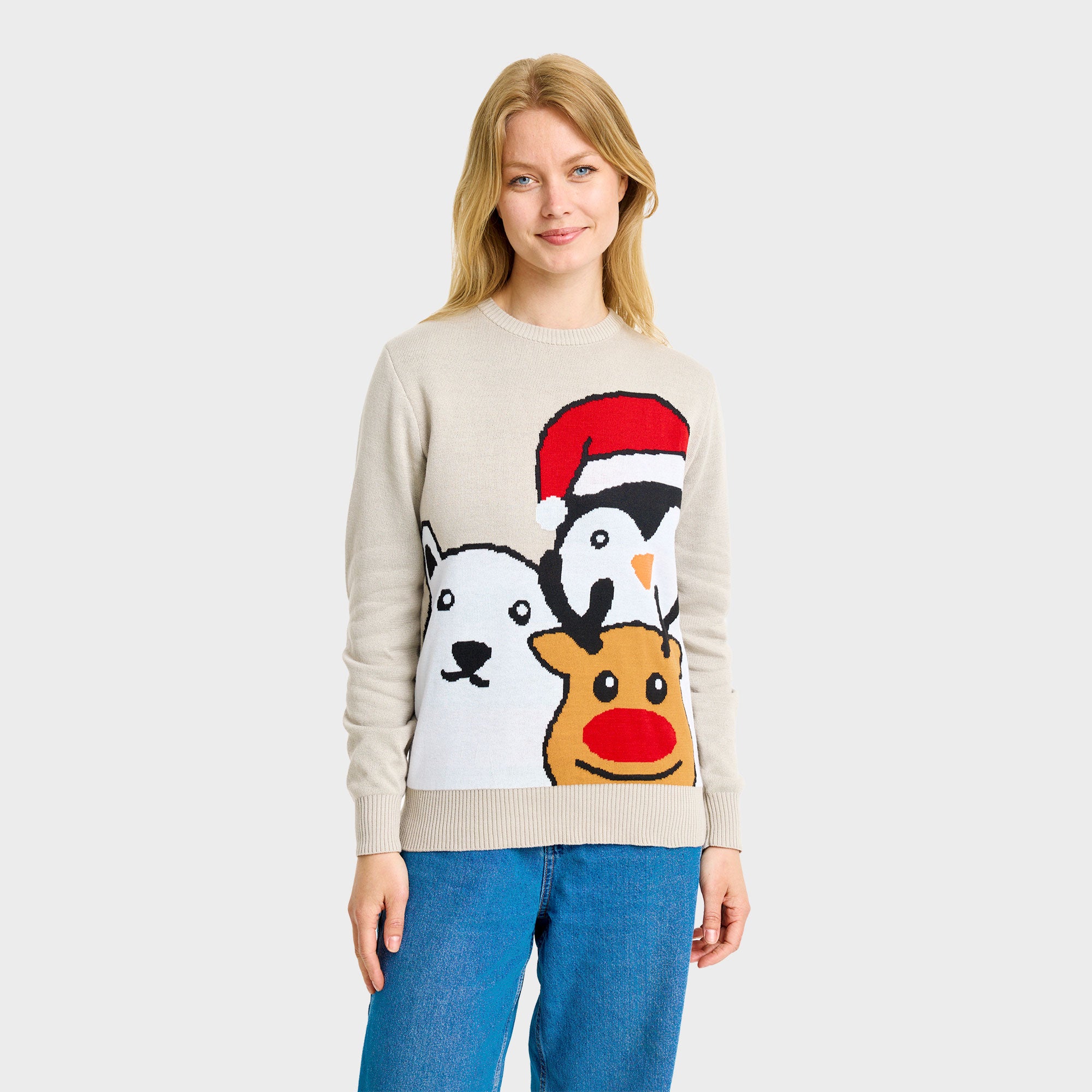 Dyrejulesweater - Dame